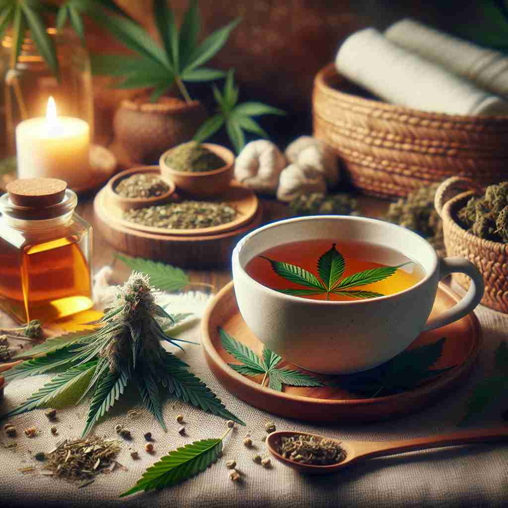 An image to illustrate Unlocking the Secrets of CBD Tea Benefits